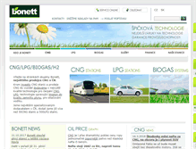 Tablet Screenshot of bonett.cz